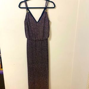 Calvin Klein Shimmery Jersy Gown